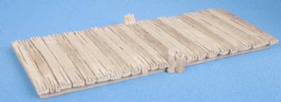 Low wooden jetty (unpainted)